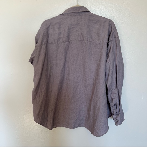 Aritzia Wilfred Free Relaxed Linen Shirt - Picture 5 of 6